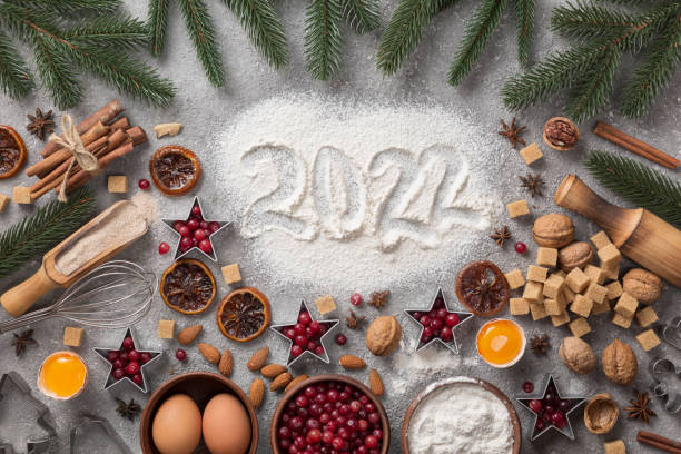 istock Ingredients for Christmas and New Year baking 1332291526