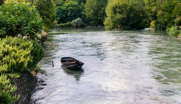 istock An old wooden boat 1332292403