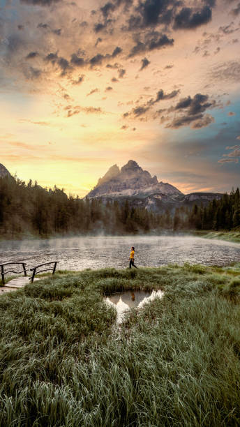 istock Sunrise By The Lake 1332295281