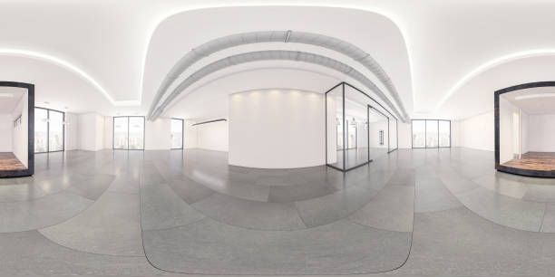 interior vacío del espacio de oficinas - 360 fotografías e imágenes de stock