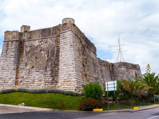 istock Fortress on the seafront in Cascais guarding the Harbour 1332299558