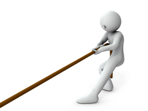 Human Character Pulling Rope 240+ 3d Human Pulling A Rope Stock Photos, Pictures & Royalty-Free ...