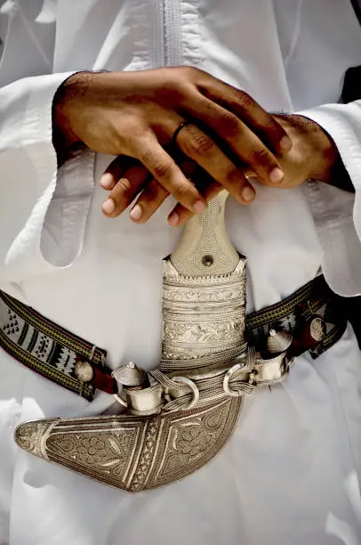 Traditional Omani daggers or Khanjars