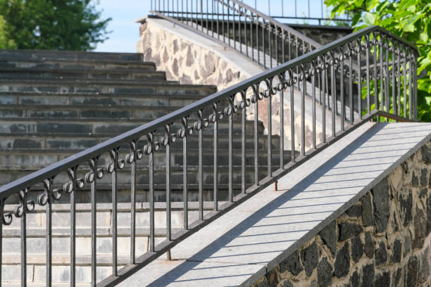 istock Close-up urban granite staircase 1332305121