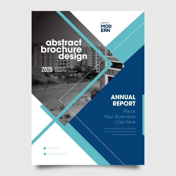 bildbanksillustrationer, clip art samt tecknat material och ikoner med cover design and annual report cover template a4 size for brochure design, magazine, poster, flyer etc. - täcka