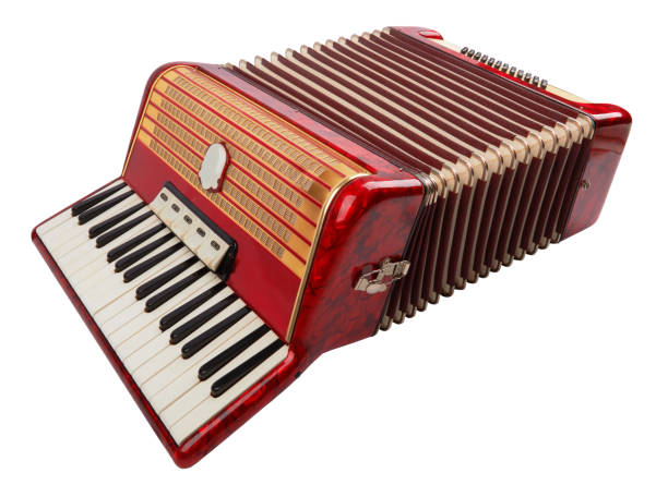 istock Retro accordion isolated 1332323067