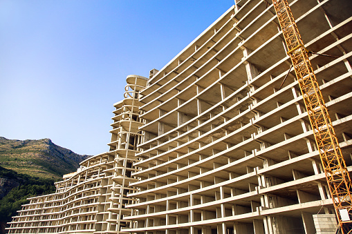 A high-rise residential building in Benidorm, Spain