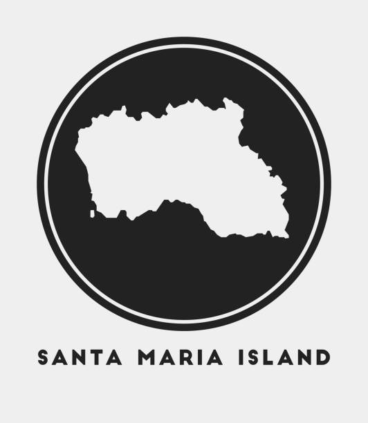 ilustrações de stock, clip art, desenhos animados e ícones de santa maria island icon. - natal lisboa