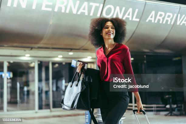 Woman On International Business Tour Stock Photo - Download Image Now - Travel, Business Travel, Travel Destinations
