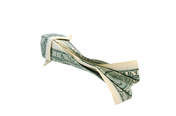 istock Money Origami KOI FISH Folded 1332339623