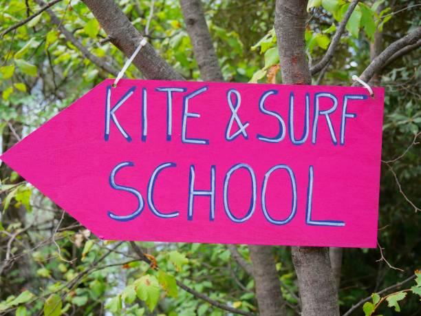 istock Pink Shield Kite and Surf School 1332340490