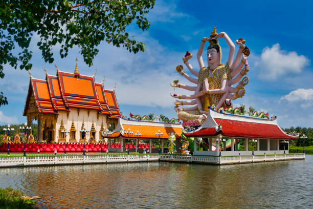 istock The Temple Wat Plai Laem, Ko Samui, Thailand, Asia 1332353097