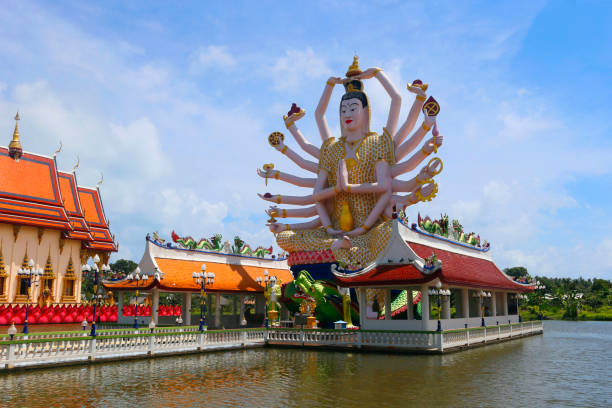 istock The Temple Wat Plai Laem, Ko Samui, Thailand, Asia 1332353104