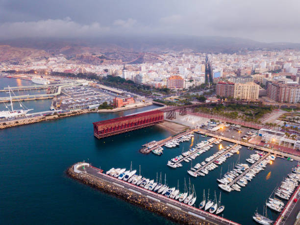 istock View of Almeria with harbor, Spain 1332355843