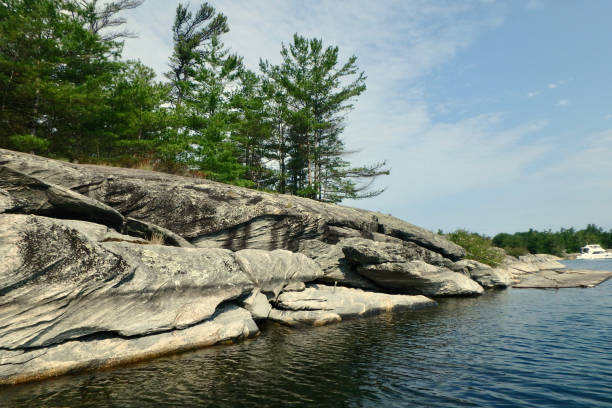 istock Rock formation Franklin Island, Georgian Bay 1332357745