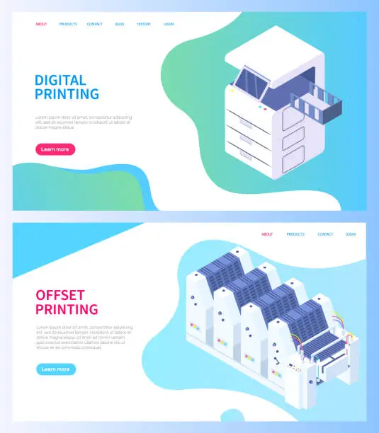 Printer Layout Sample Free printer theme Illustrations & Vectors | Templates, Icons & More ...