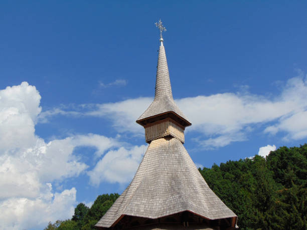 Barsana orthodox monastery in Maramures, Romania