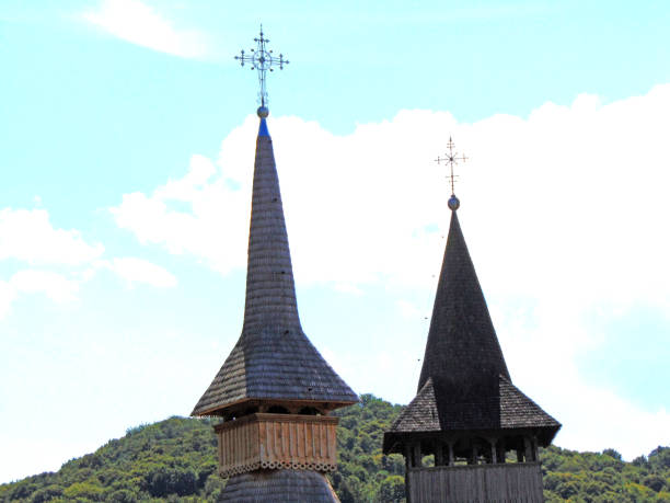 Barsana orthodox monastery in Maramures, Romania