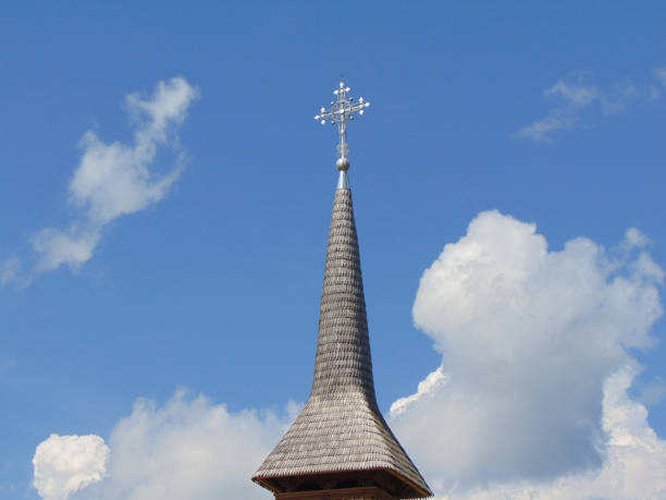 Barsana orthodox monastery in Maramures, Romania