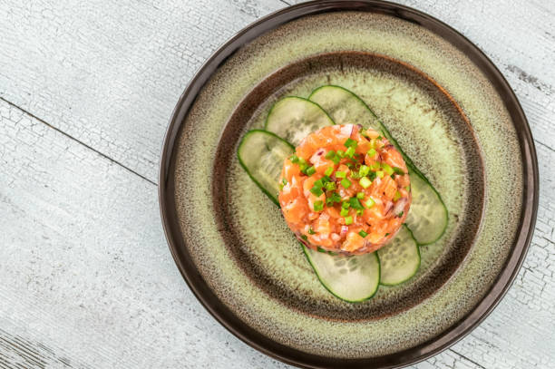 istock Salmon tartare 1332379559
