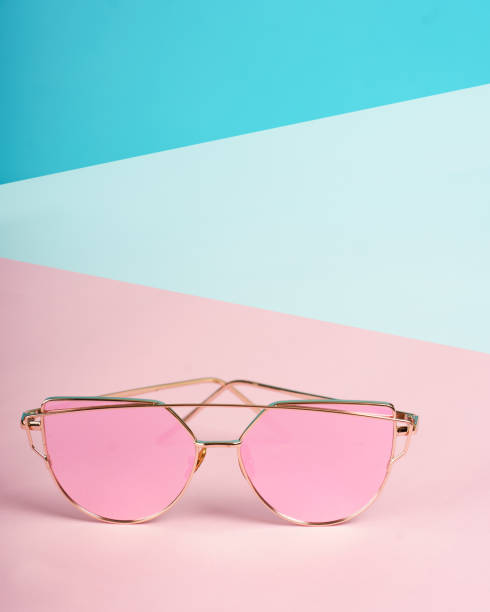 istock Pink beach sunglasses 1332382751