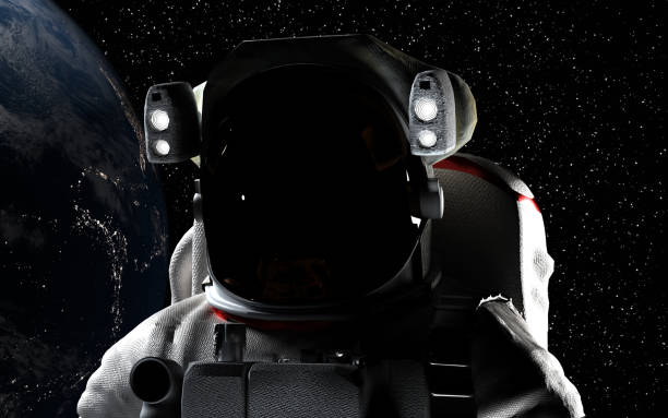 istock Astronaut or Cosmonaut in Outer Space for Exploration with Planet Earth at Background 1332387217