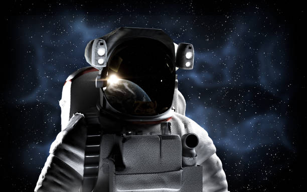 istock Astronaut or Cosmonaut in Outer Space for Exploration with Star Field at Background 1332387734