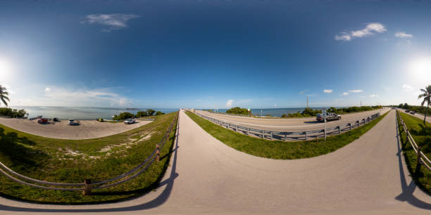 istock Florida Keys 7 Mile Bridge 360 VR virtual reality aerial equirectangular spherical photo 1332391619