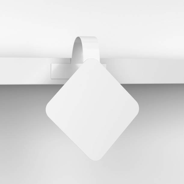 istock Blank market wobbler mockup 1332402606