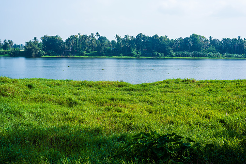 River view in Kochi of Kerala, India.