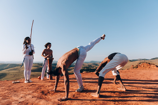 Capoeira training