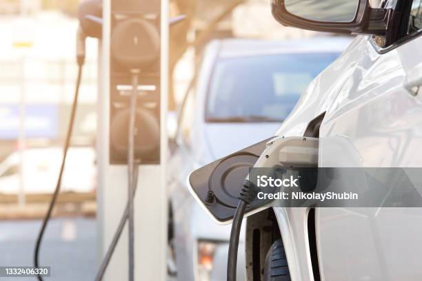 Electricity Charge Bill Eco Electro Mobile Transmission System Sun Car Station Electric Electronics New Generation Stock Photo - Download Image Now