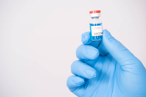 istock Covid-19 vaccine in laboratory,Coronavirus or Covid-19 outbreak concept 1332412095