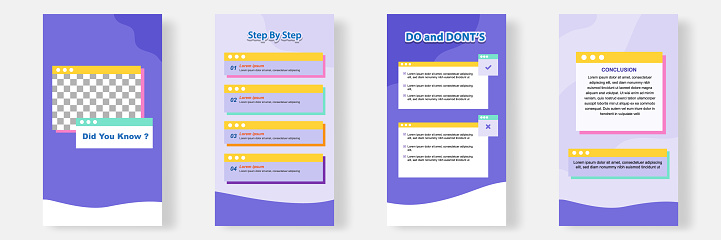 Faq Posts Layouts Social Media Faq Question Answer Stories Banner Layout Template With ...