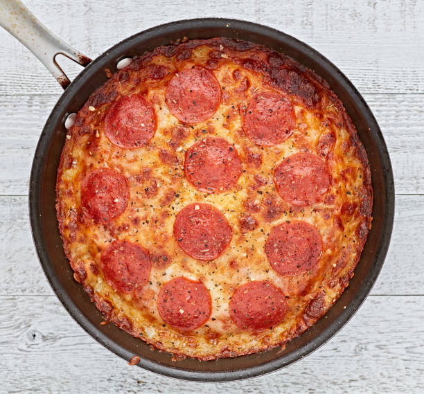 istock Pepperoni Pizza in a Pan 1332412891
