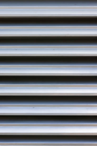 istock Vented side of a large industrial air conditioning unit 1332421457