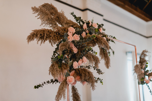 Floral arrangement for wedding decor