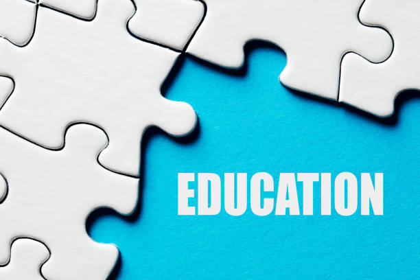 istock The word education surrounded by puzzle pieces. Educational training and learning 1332444090