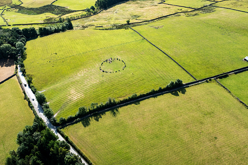 Ancient stone circle, Castlerigg, near Keswick.