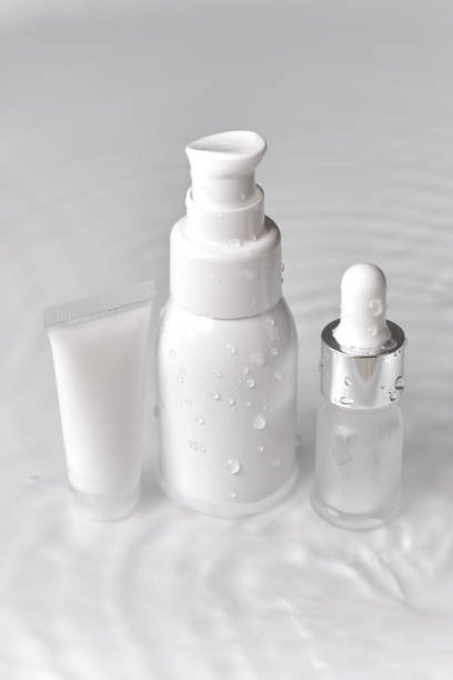 istock cosmetic bottle cream packaging product on white water background 1332470536