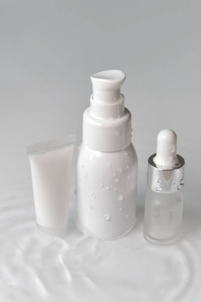 istock cosmetic bottle cream packaging product on white water background 1332470628