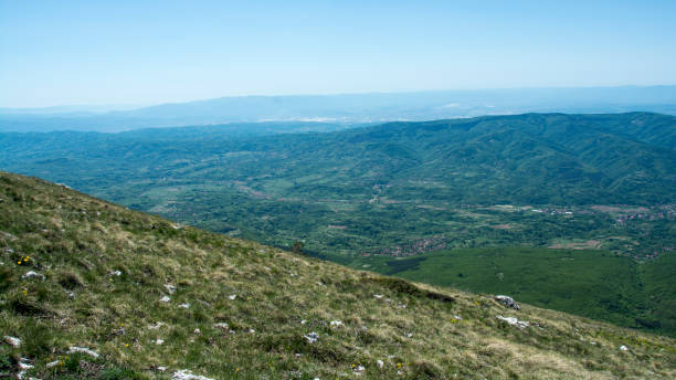 istock Beautiful mountain landscape, The dry mountain 1332479464