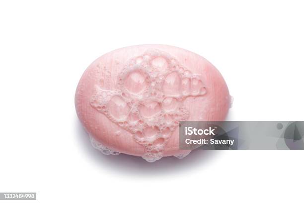 Soap With Foam Stock Photo - Download Image Now - Soap Sud, Bar Of Soap, Cut Out