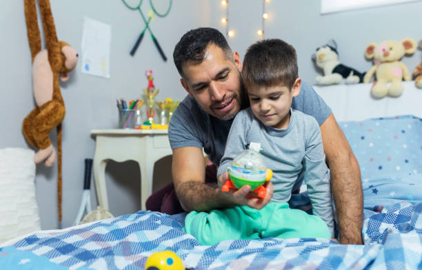 istock Day in life of a father 1332486757