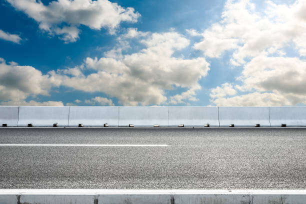 istock Empty asphalt road and sky cloud natural landscape 1332497996