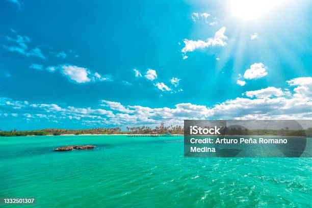Contoy Island Stock Photo - Download Image Now - Blue, Cancun, Caribbean