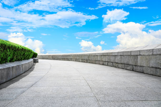 istock Empty square road and sky cloud natural landscape 1332501522