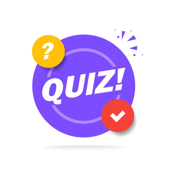 ilustrações de stock, clip art, desenhos animados e ícones de quiz logo with speech bubble symbols, concept of questionnaire show sing, quiz button, question competition, exam, interview modern emblem - box medicine container square shape