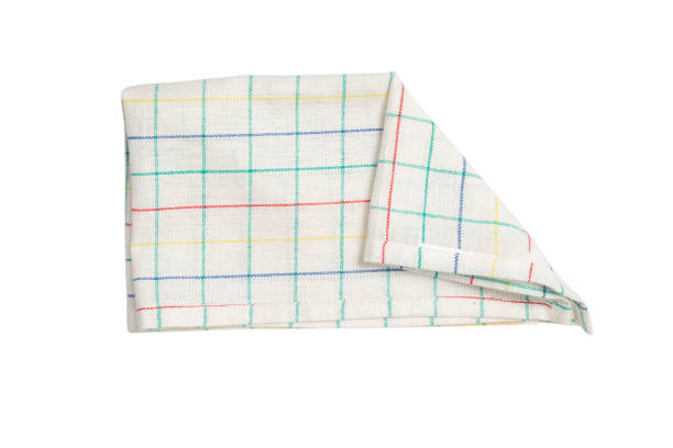 istock White napkin isolated on white background. 1332505817