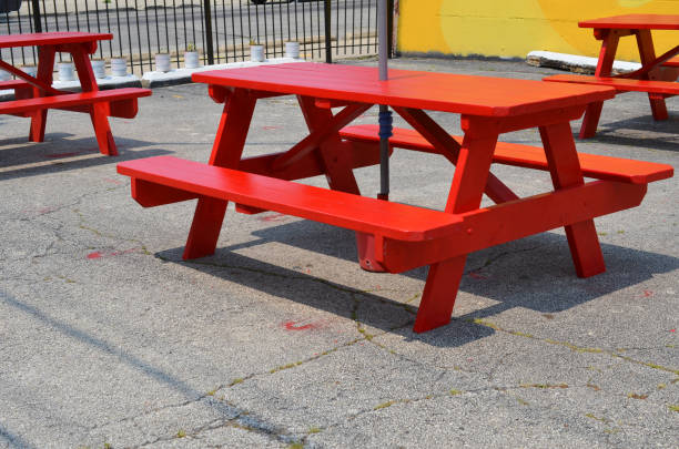istock A empty table chair restaurant outdoor 1332507387